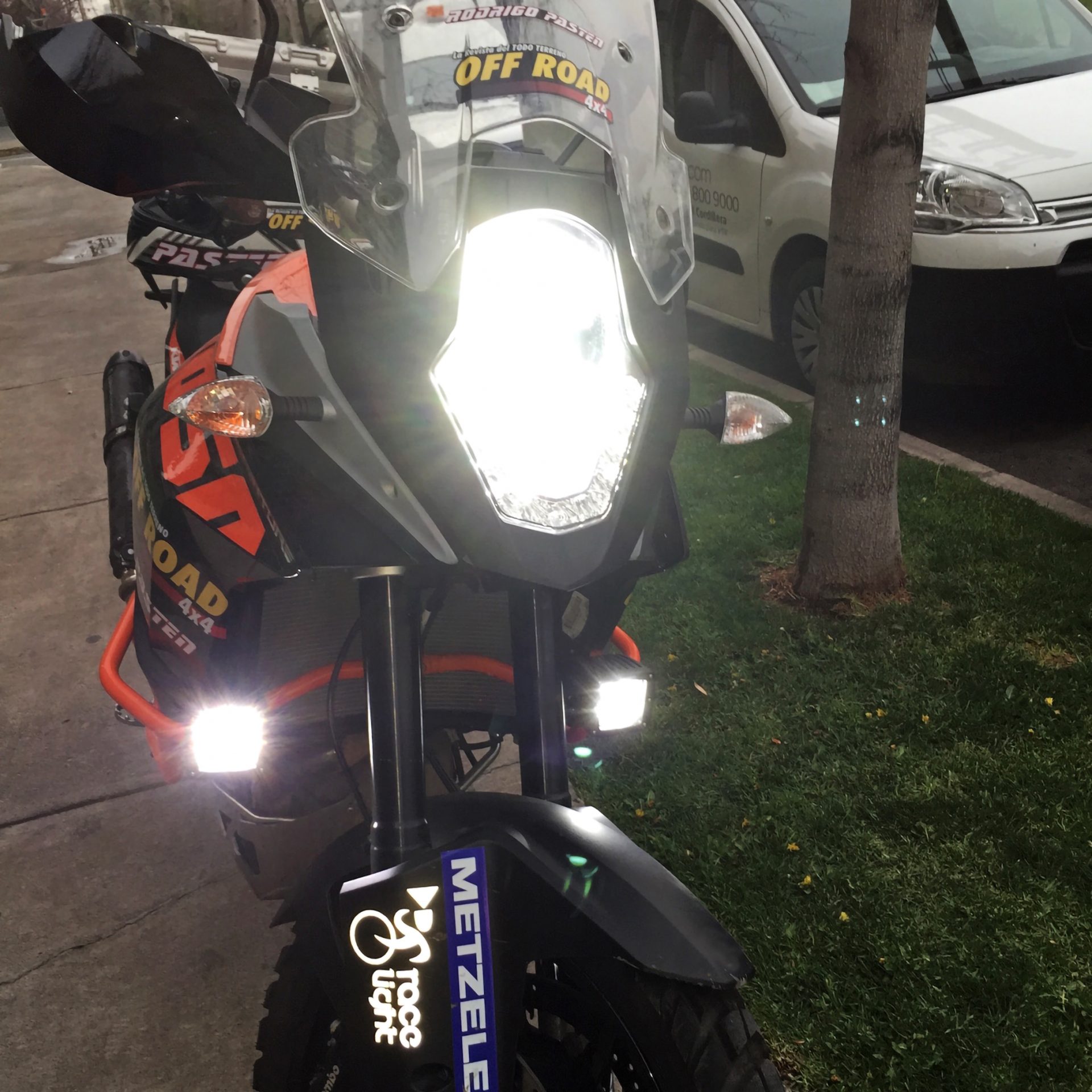 Foco LED Moto Auxiliares - Race Light Chile