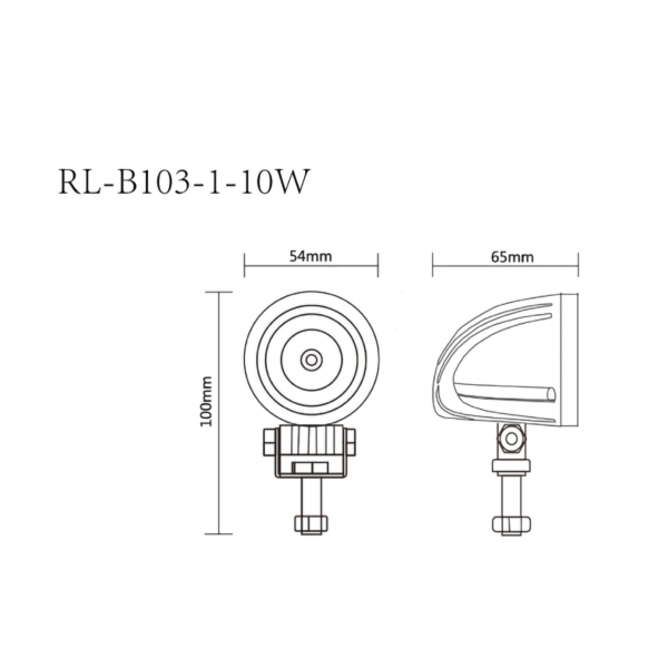 luces moto led RL-B103-1-10W 4