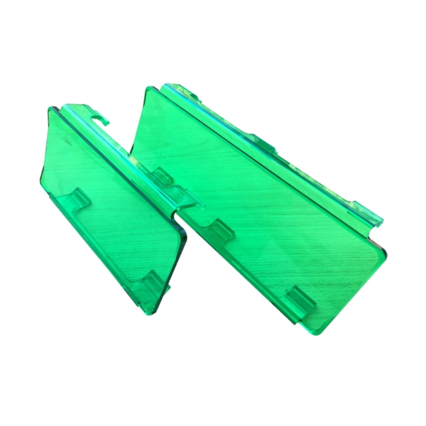 filtro de policarbonato para barra led verde