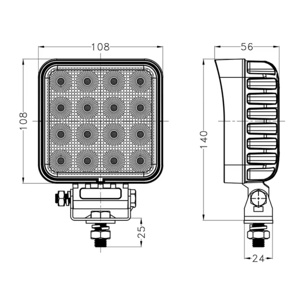 foco faena led 64w